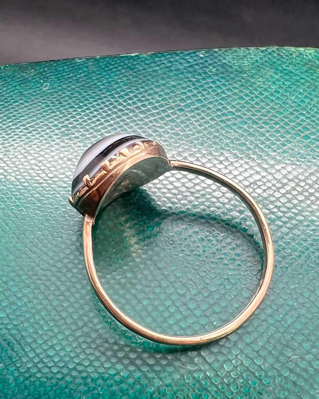 Agate Eye Ring