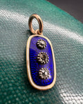 Enamel and Diamond Trilogy Pendant