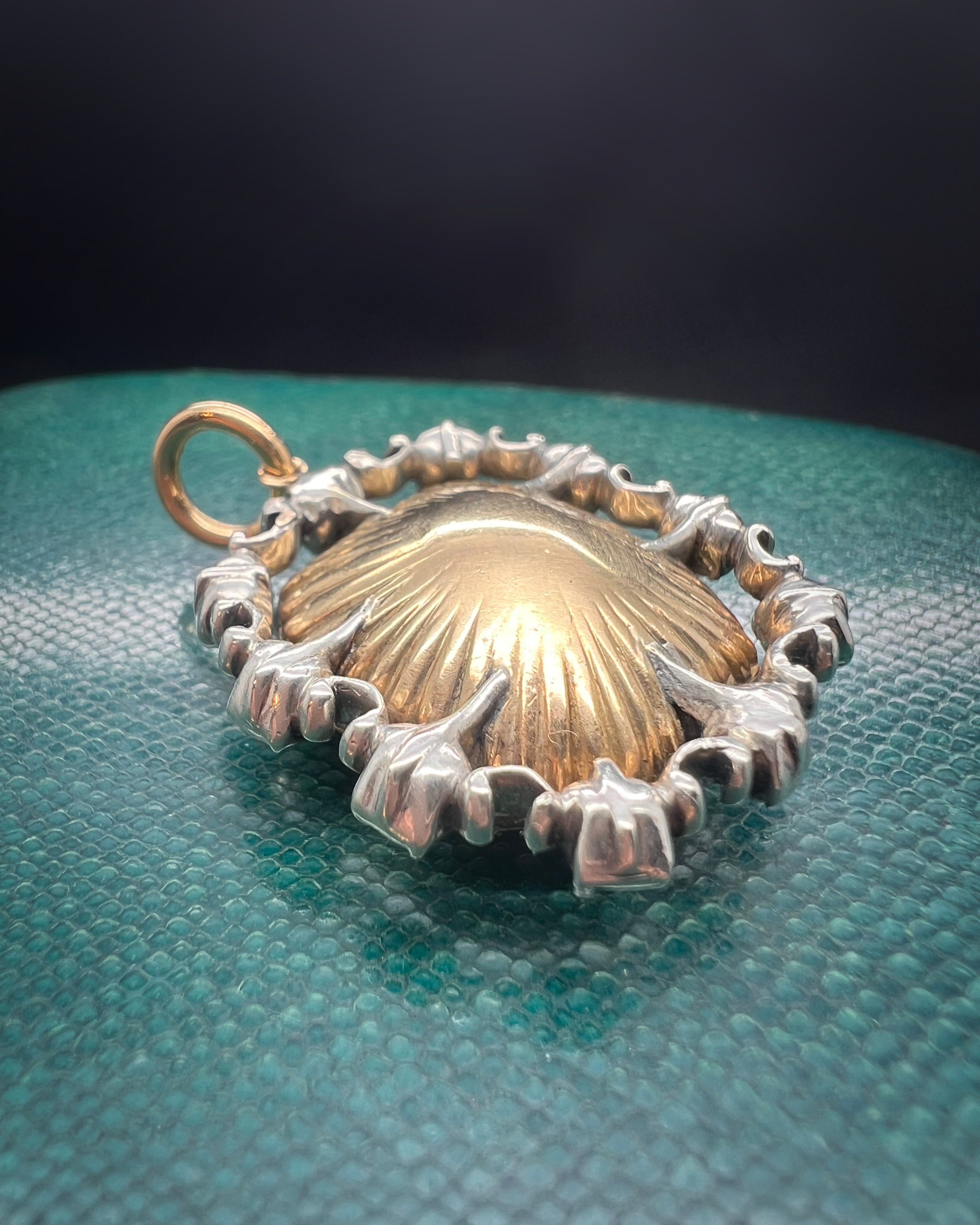 Victorian Amethyst and Diamond Foiled Pendant