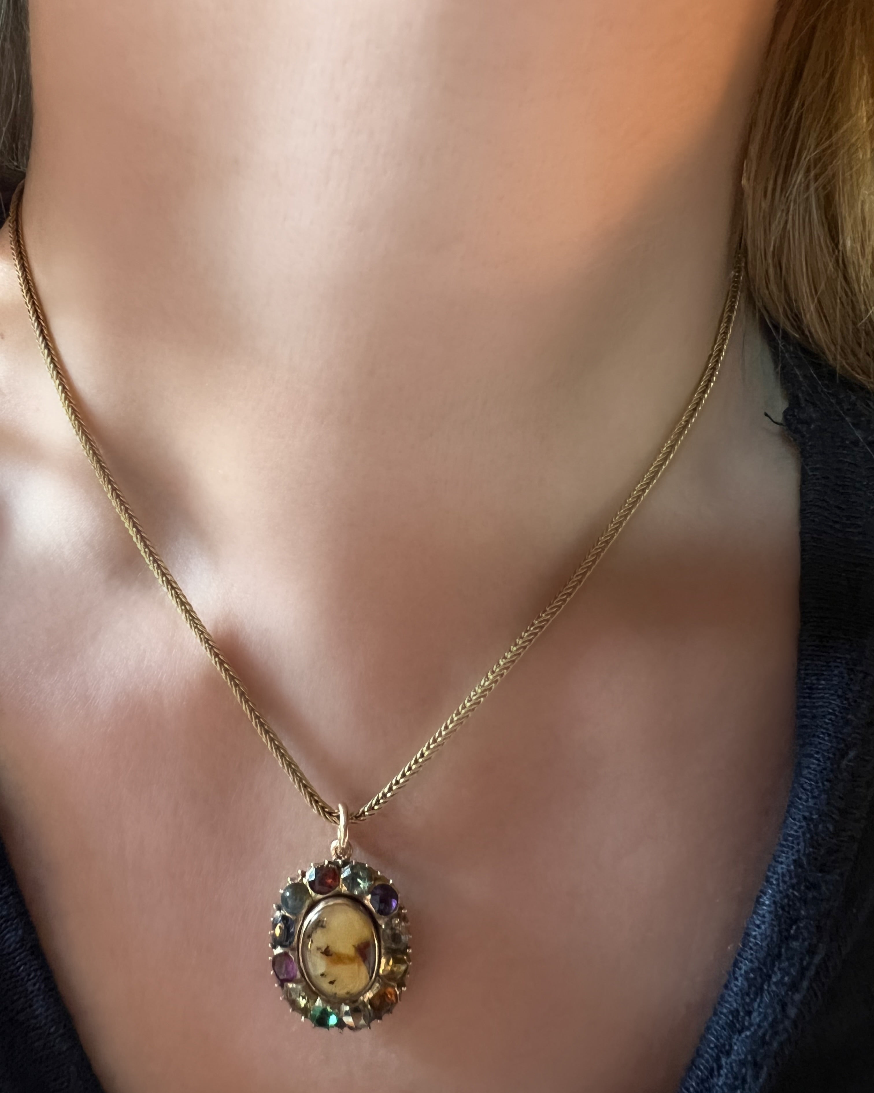 Georgian Harlequin Pendant