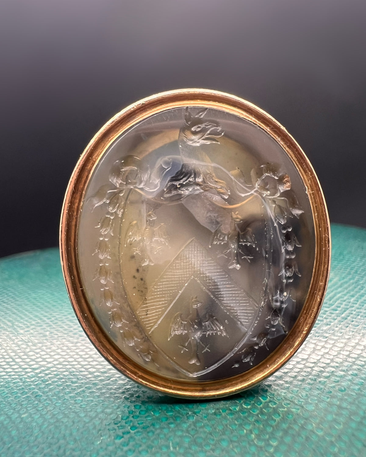 Georgian Gryphon Seal Fob