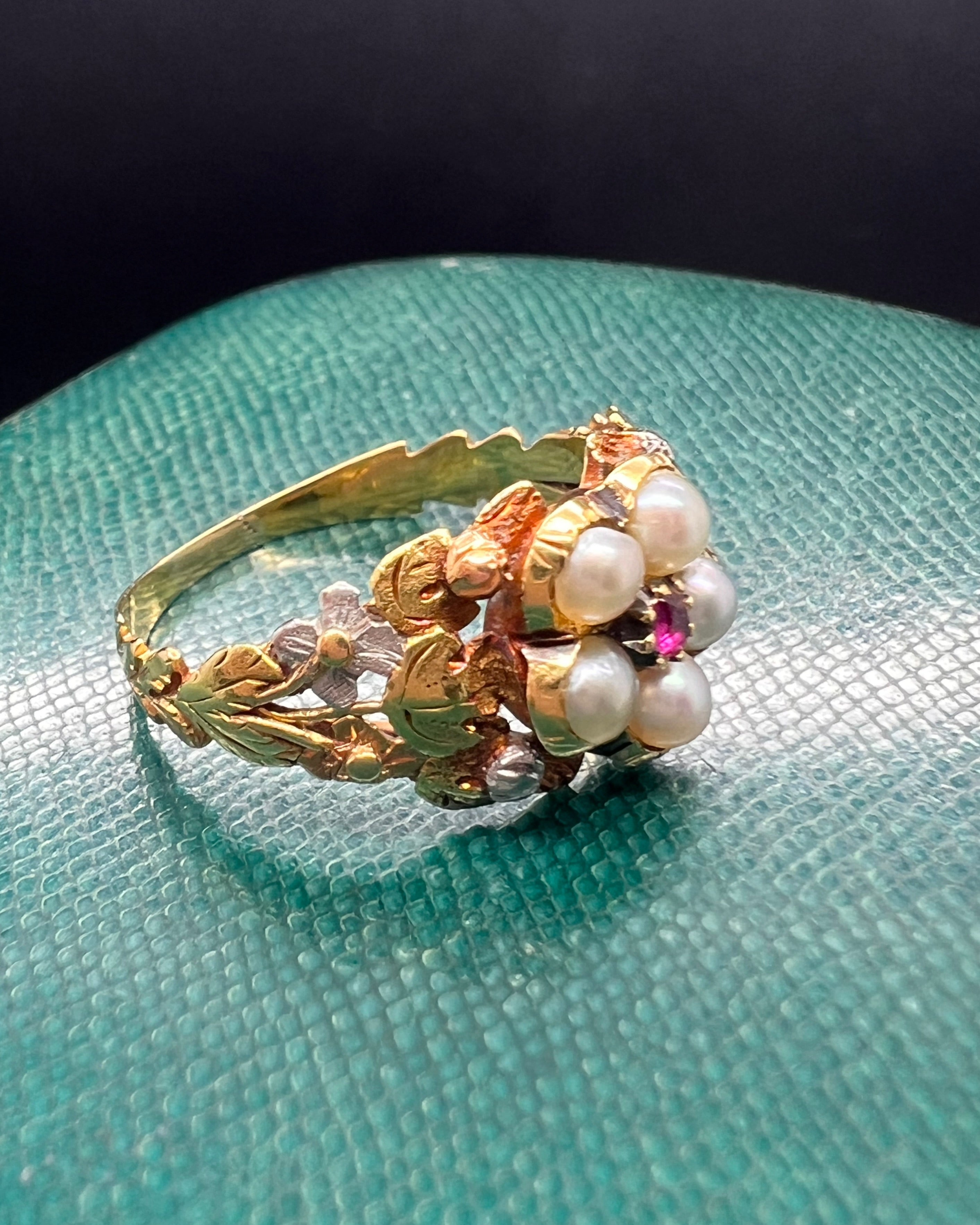 Georgian Pansy  Ring
