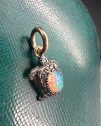 Opal and Diamond Tortoise Pendant