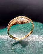 Late Georgian Diamond Snake Ring
