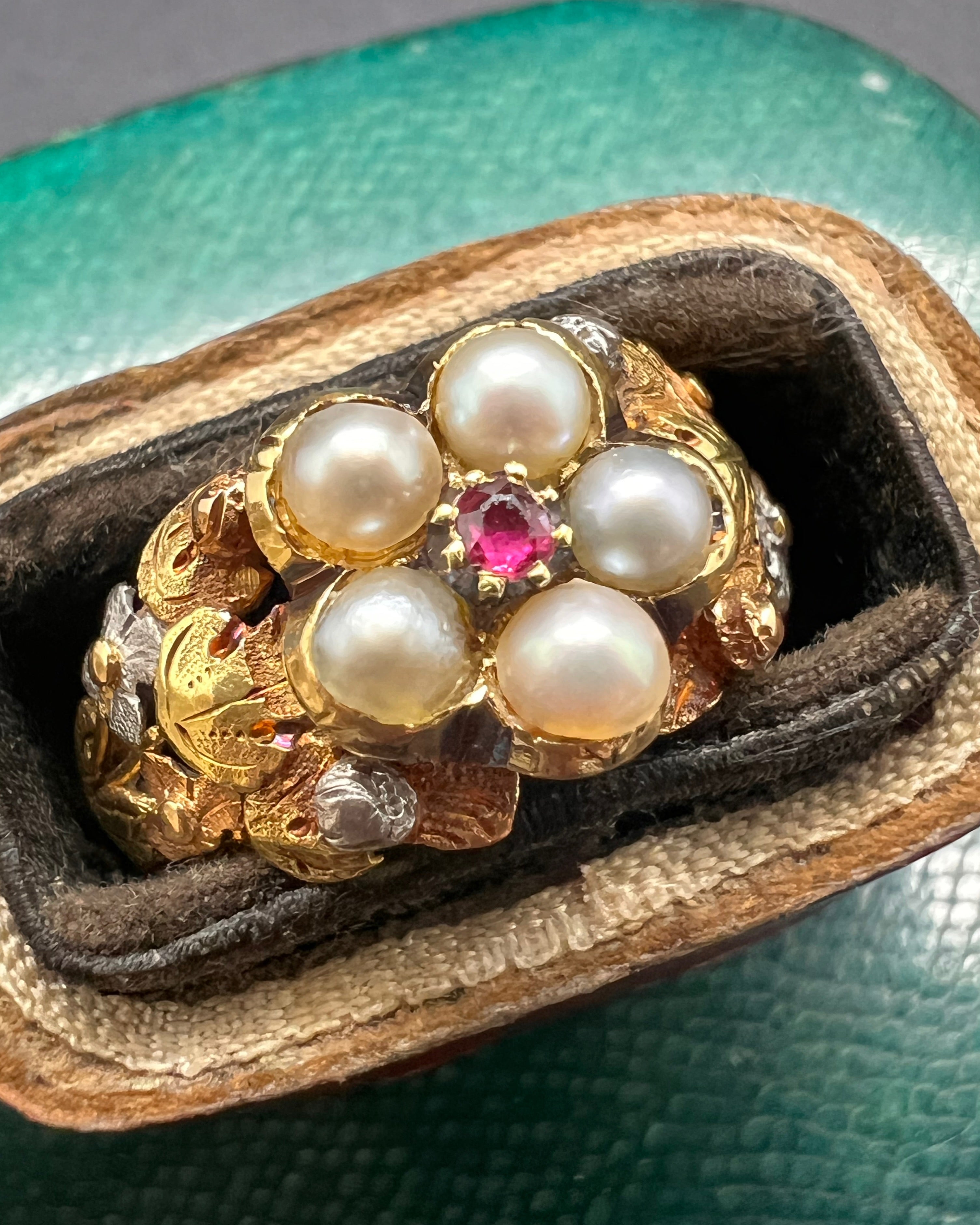 Georgian Pansy  Ring