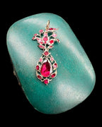 Garnet Rococo Pendant