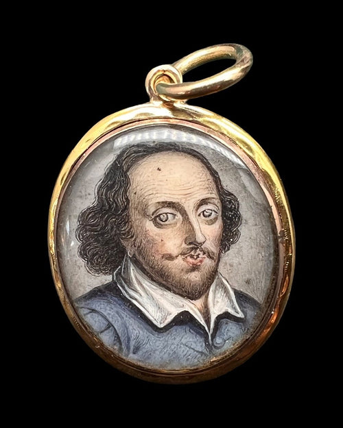 Georgian Portrait miniature of William Shakespeare