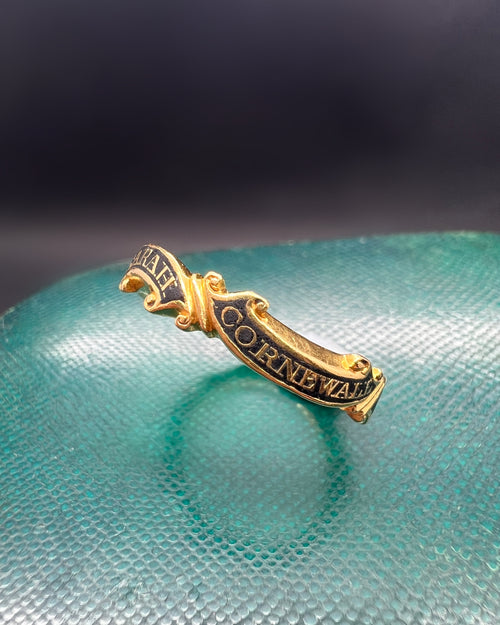 George II Rococo mourning band