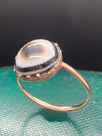 Agate Eye Ring
