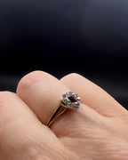 Ruby and diamond locket ring