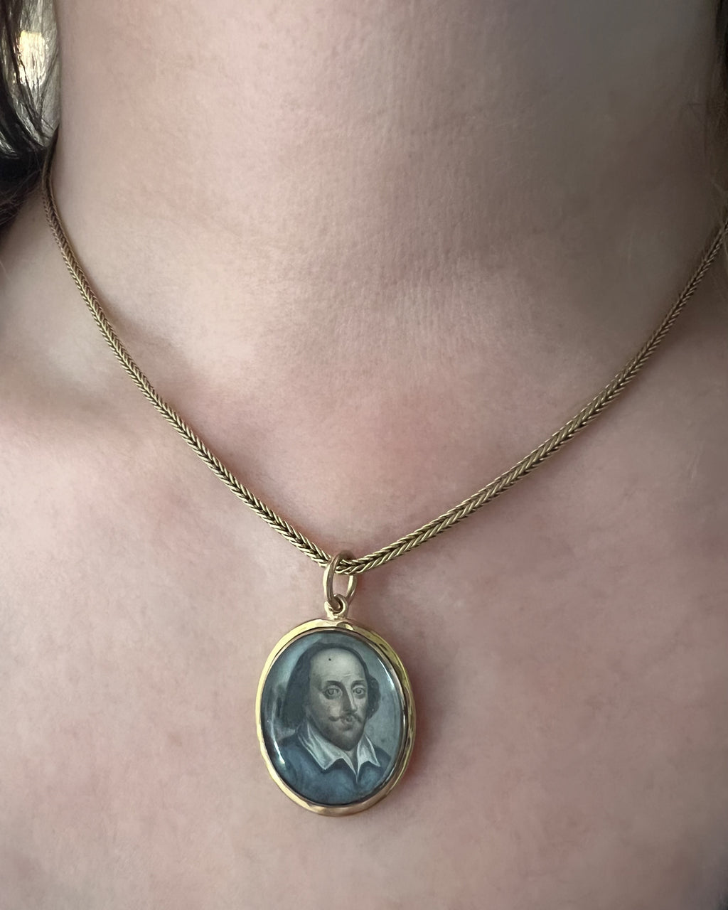 Georgian Portrait miniature of William Shakespeare