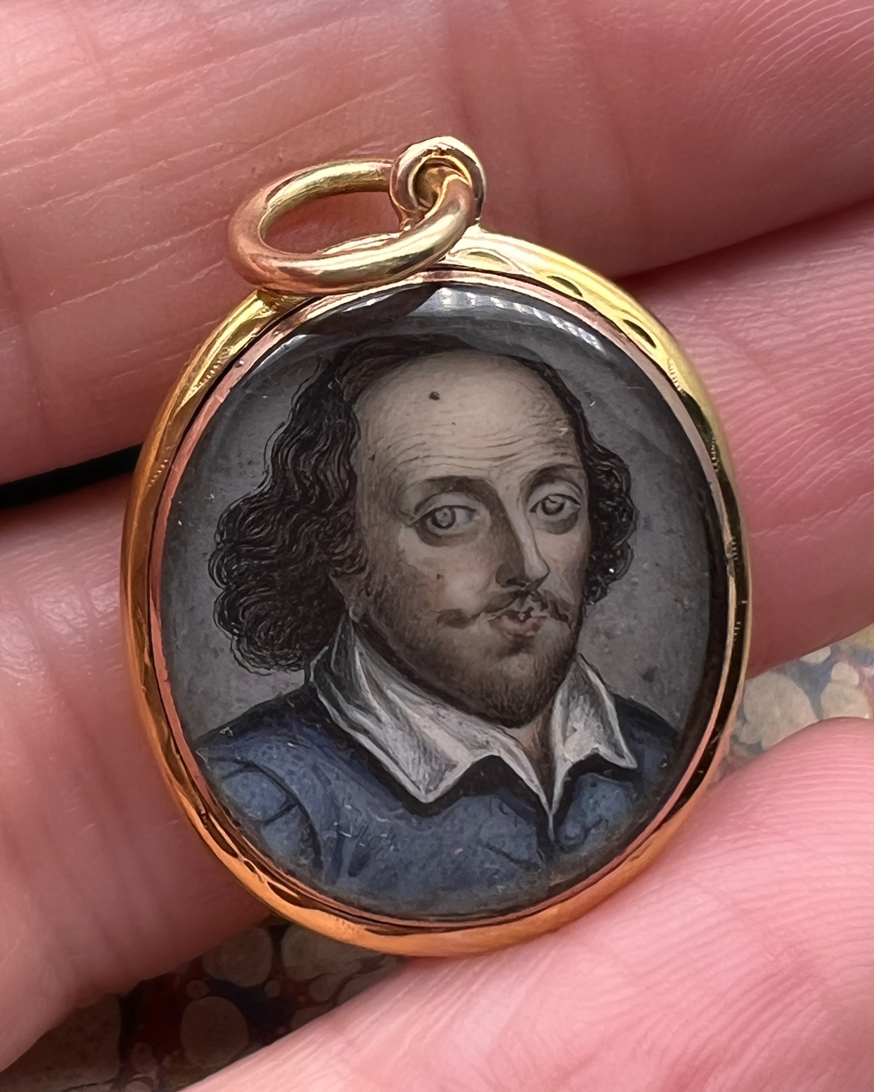 Georgian Portrait miniature of William Shakespeare