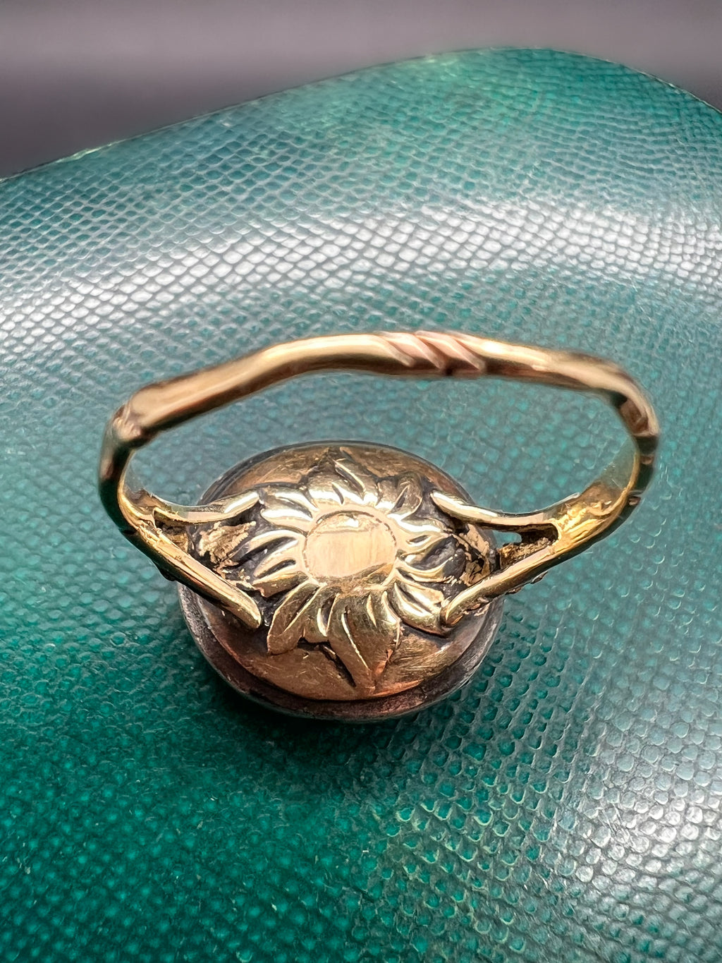 Landscape Agate Georgian Ring