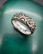 Victorian Silver Chased Band