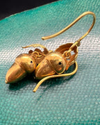Victorian Acorn Earrings