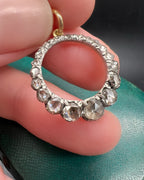 Rose Diamond Circlet pendant