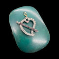 Georgian Arrow through the Heart pendant