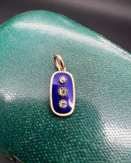 Enamel and Diamond Trilogy Pendant