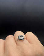 Agate Eye Ring