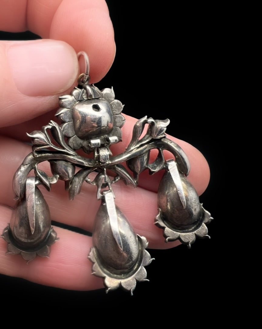 Portuguese Rock Crystal Girandole