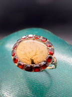 Landscape Agate Georgian Ring