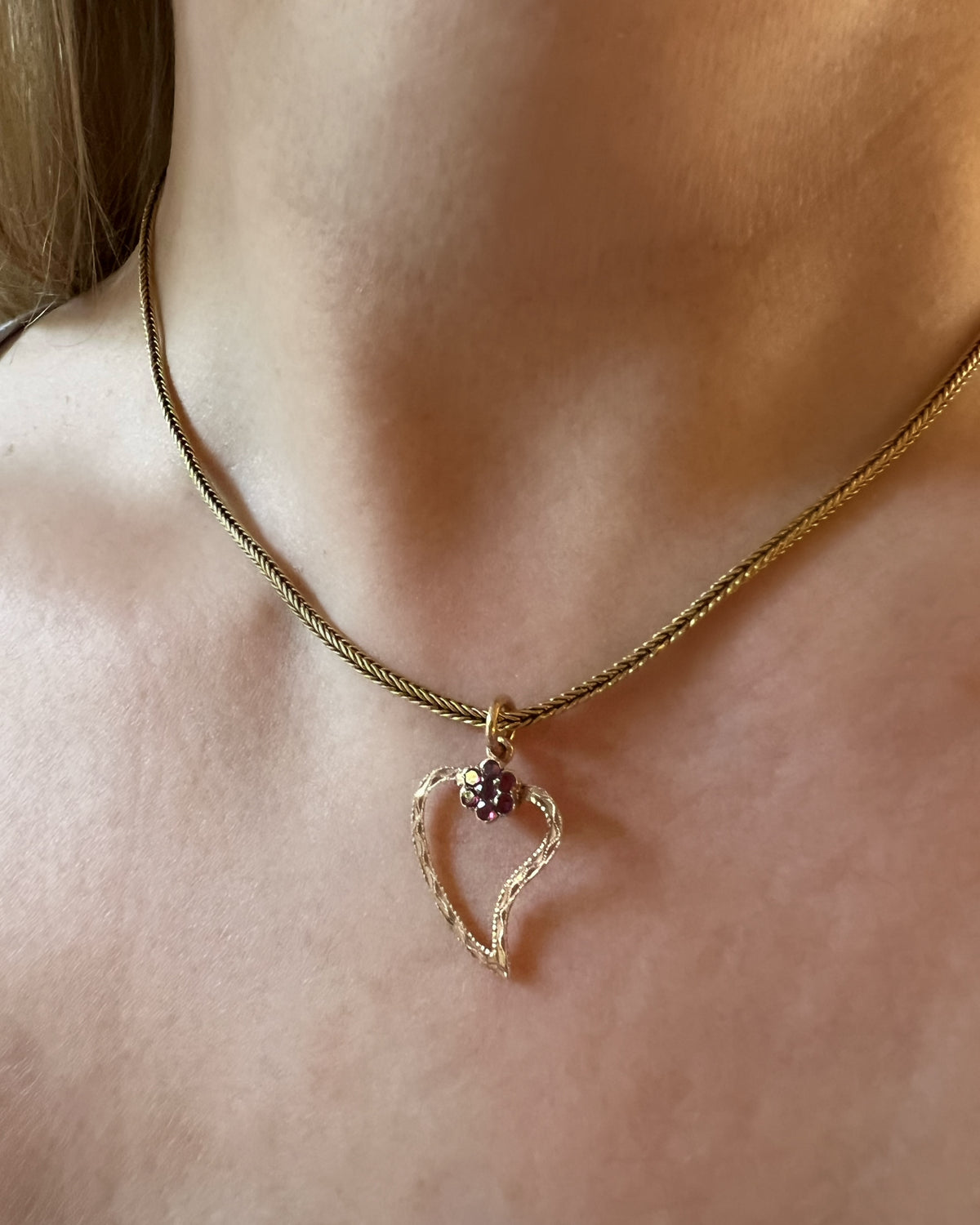 Georgian Witches Heart Pendant