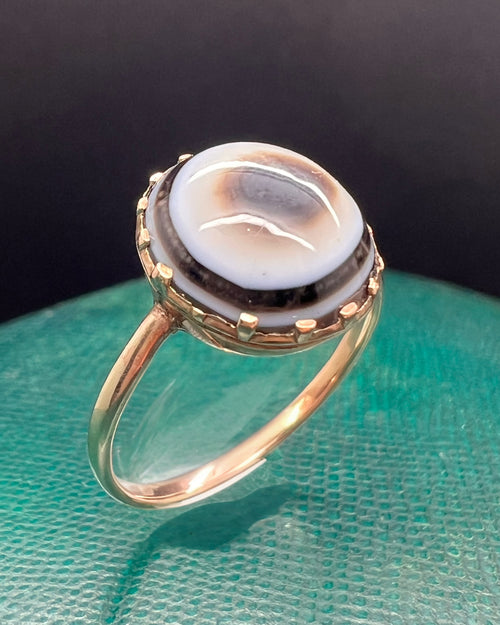 Agate Eye Ring
