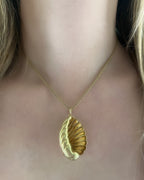 18 carat Victorian Seashell Pendant