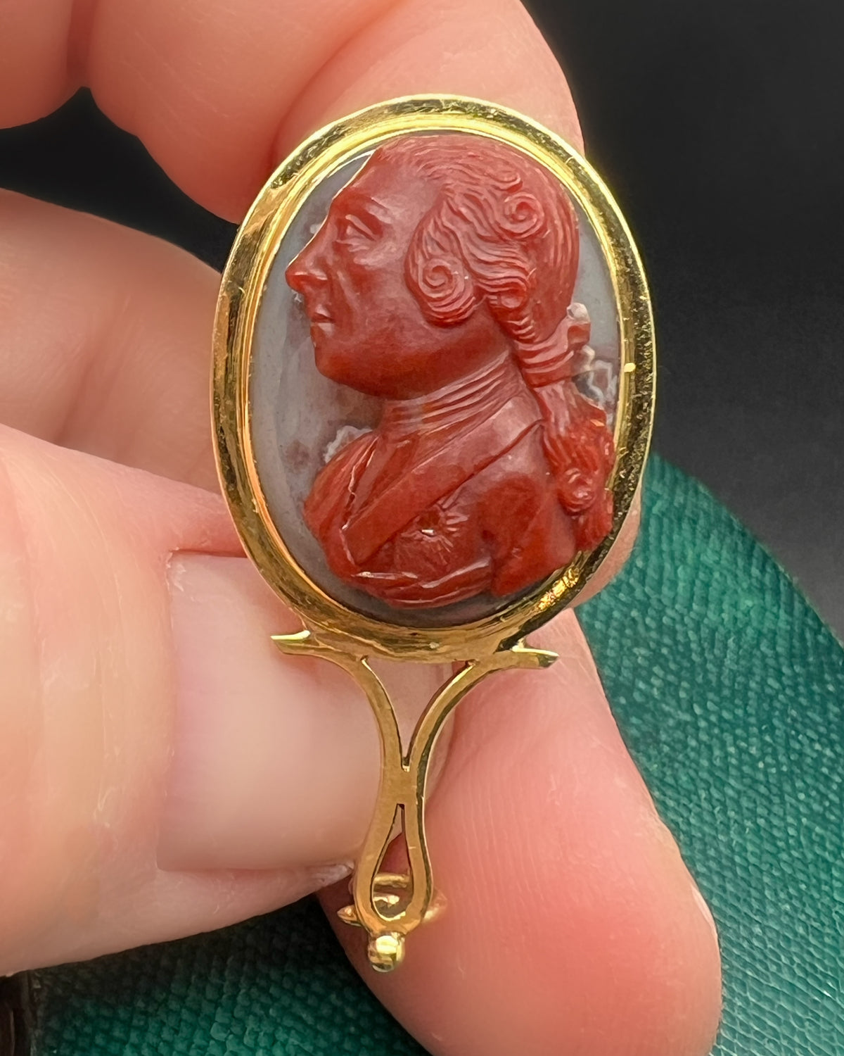 Frederick the Great Portrait Cameo