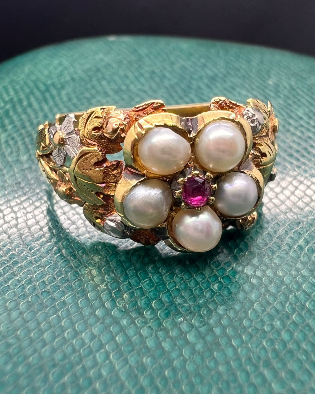 Georgian Pansy  Ring