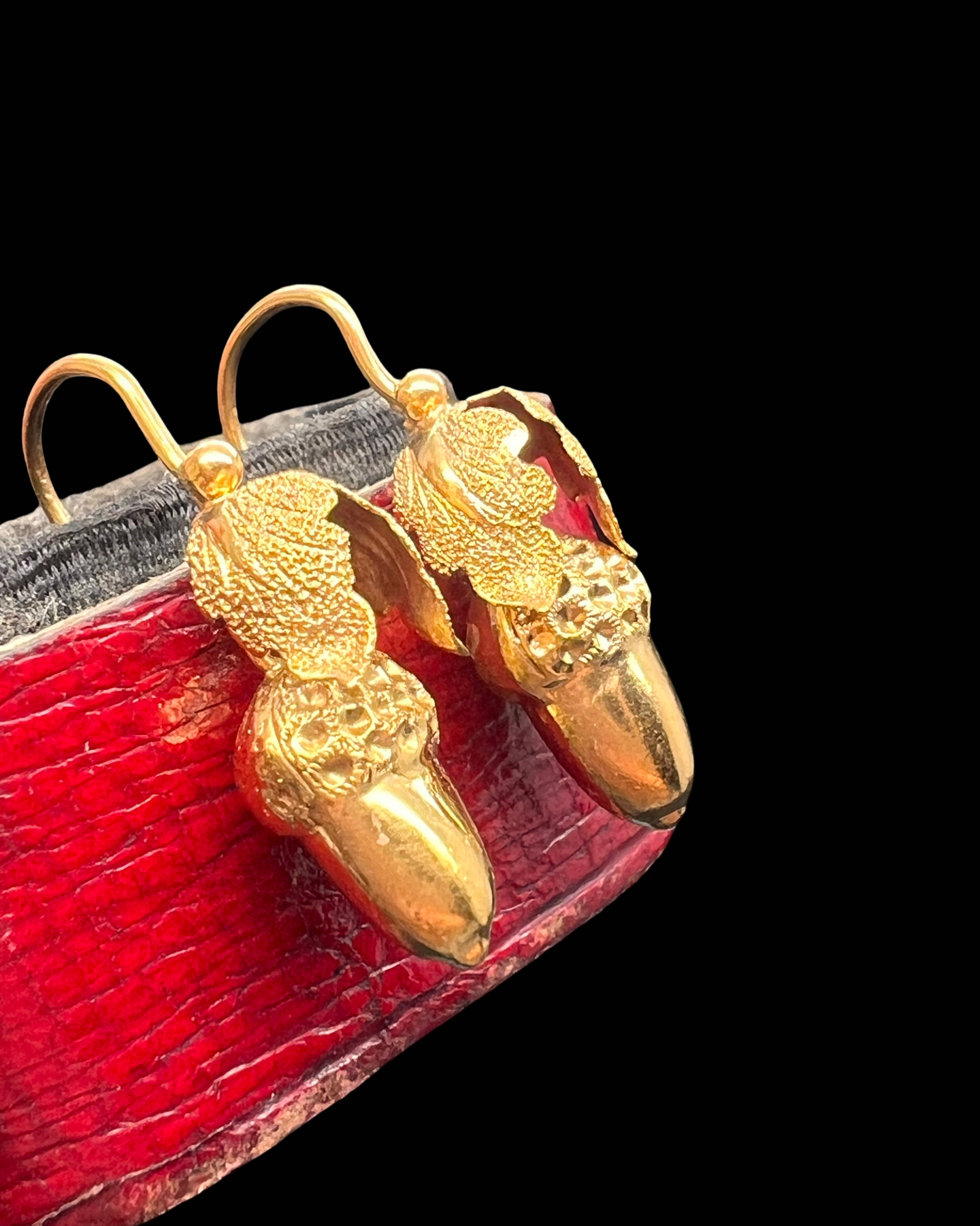 Victorian Acorn Earrings