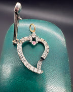 Georgian Arrow through the Heart pendant