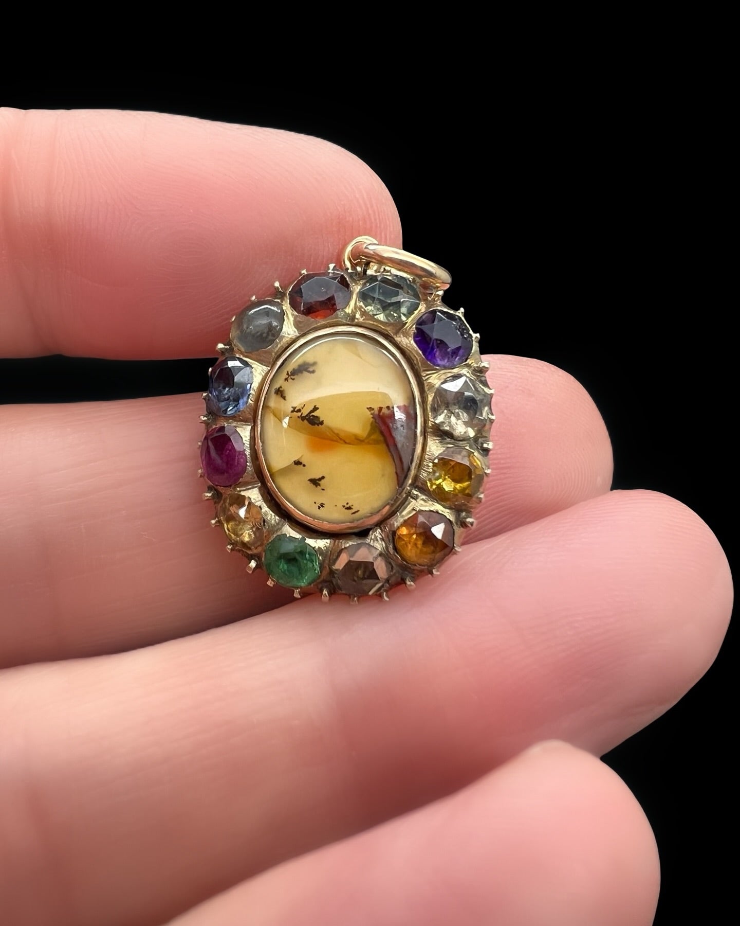 Georgian Harlequin Pendant