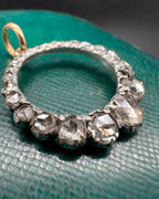 Rose Diamond Circlet pendant