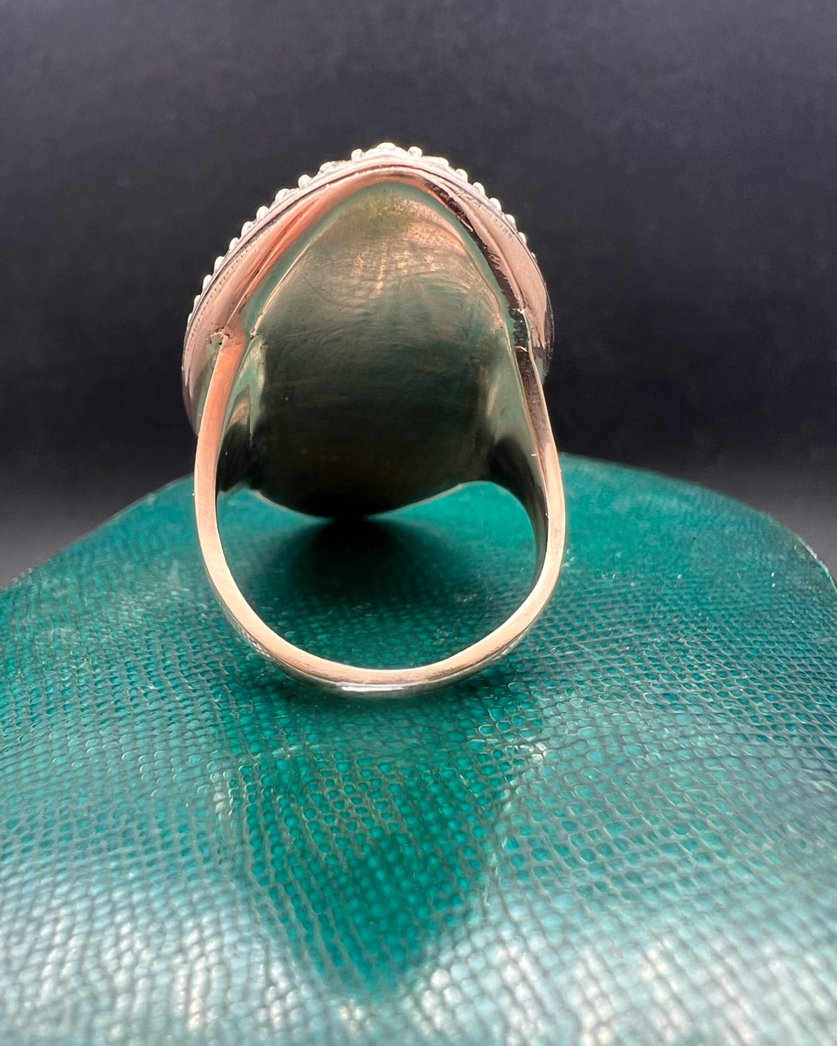 Georgian Diamond Navette Ring