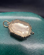 Rock Crystal Georgian Pendant