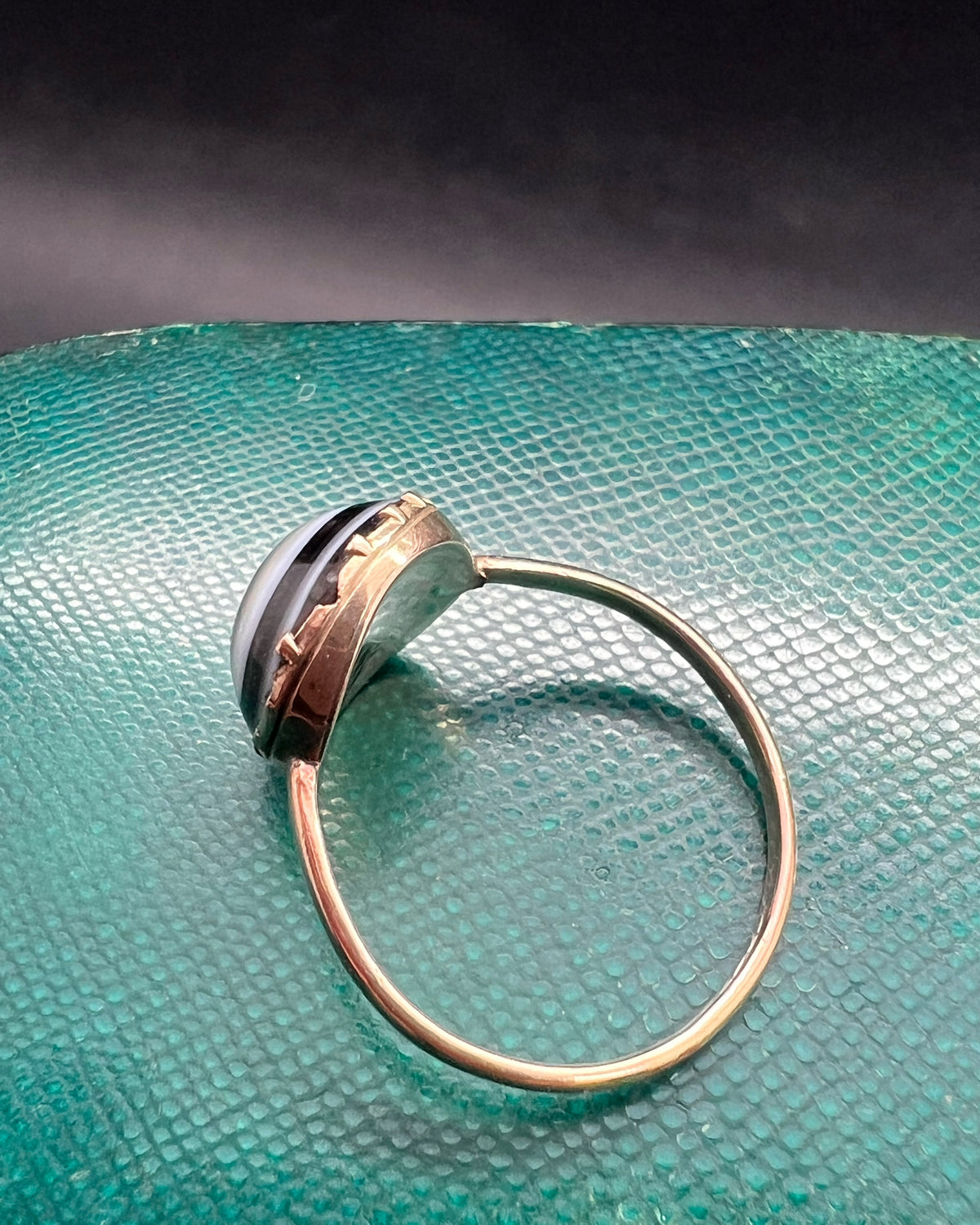 Agate Eye Ring