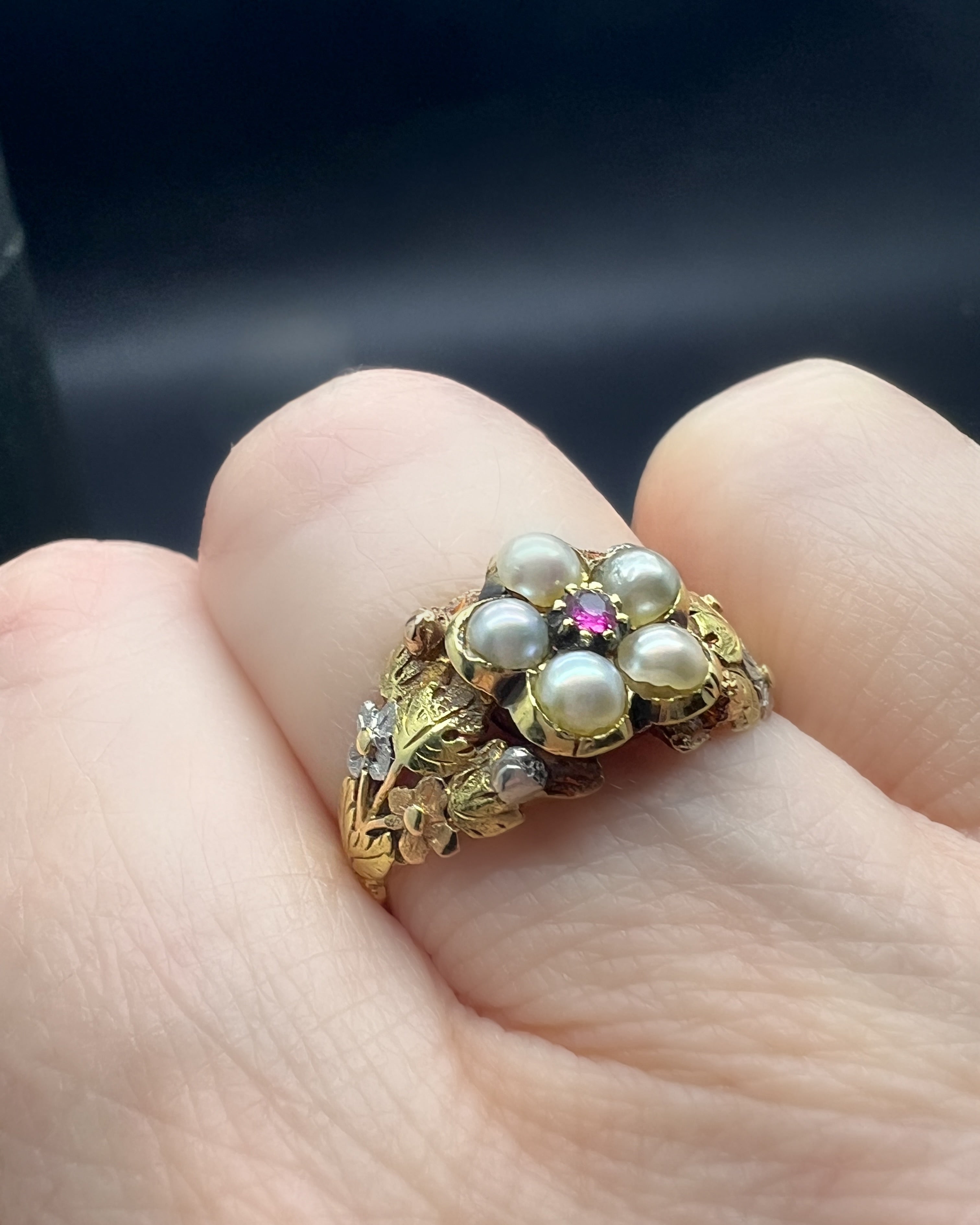 Georgian Pansy  Ring