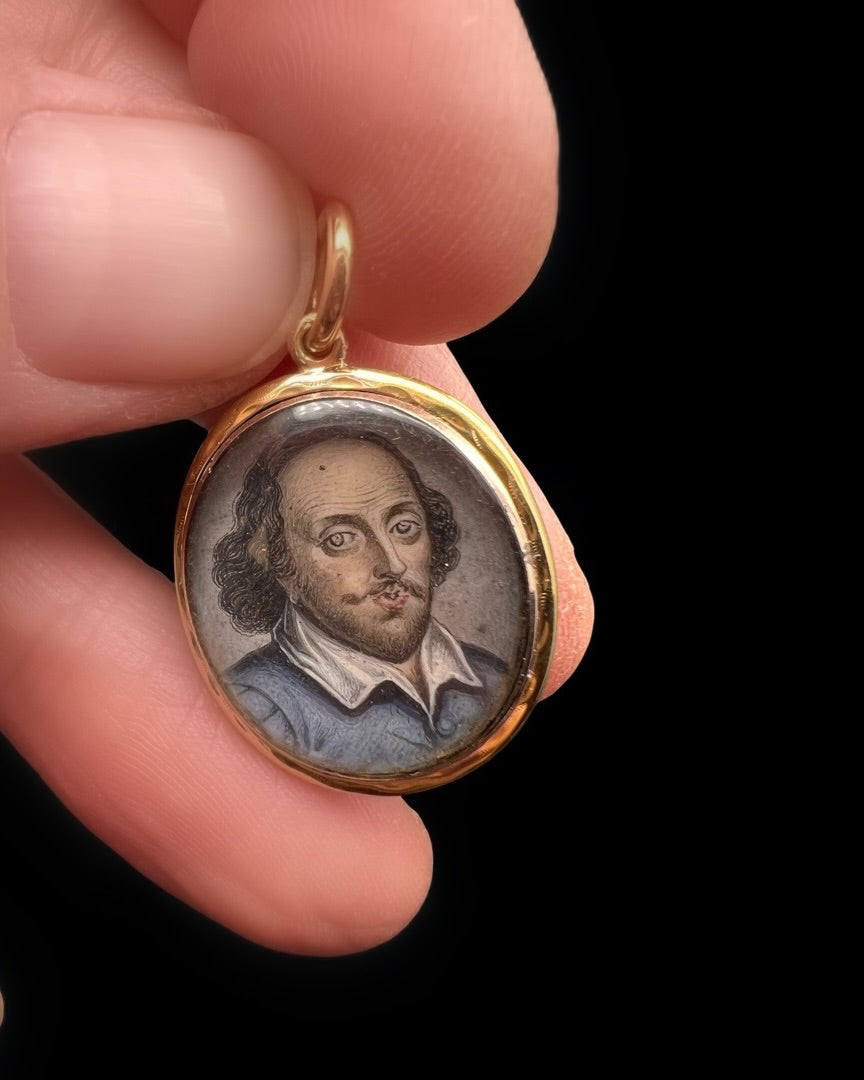 Georgian Portrait miniature of William Shakespeare