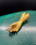 18 carat Cuffed Hand Pendant