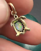 Opal and Diamond Tortoise Pendant