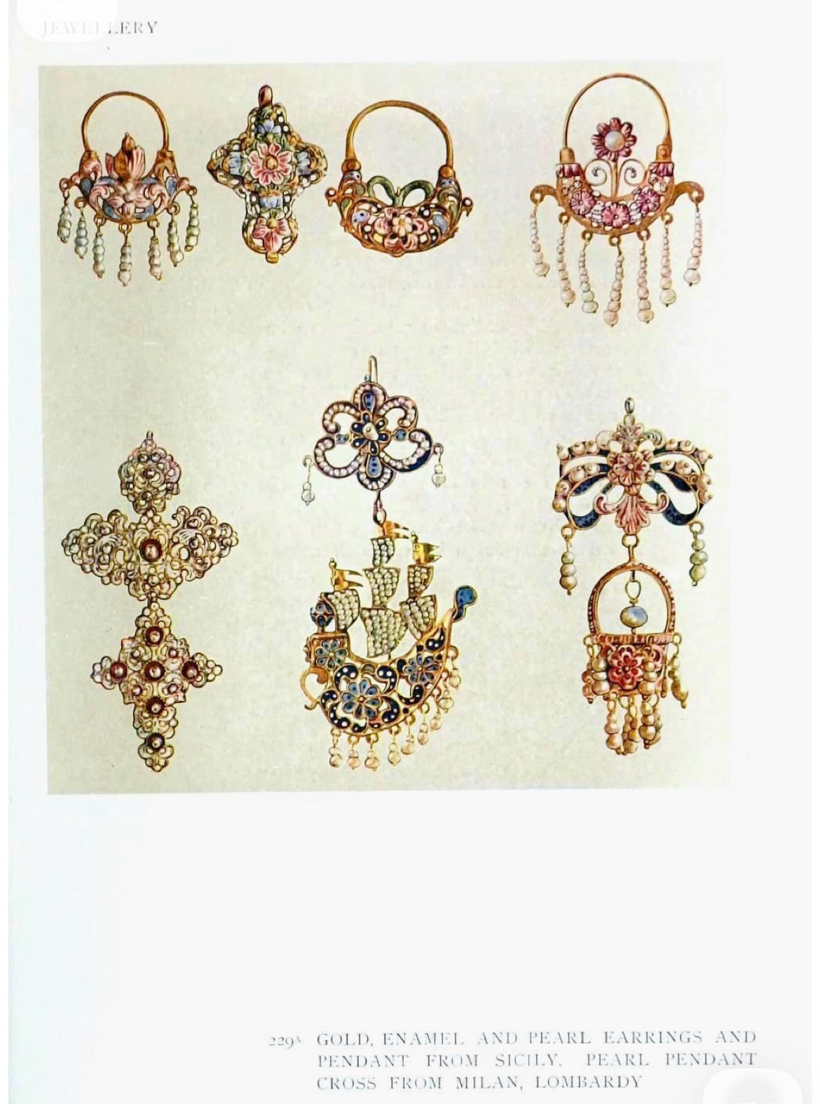 Sicilian Baroque Pendant