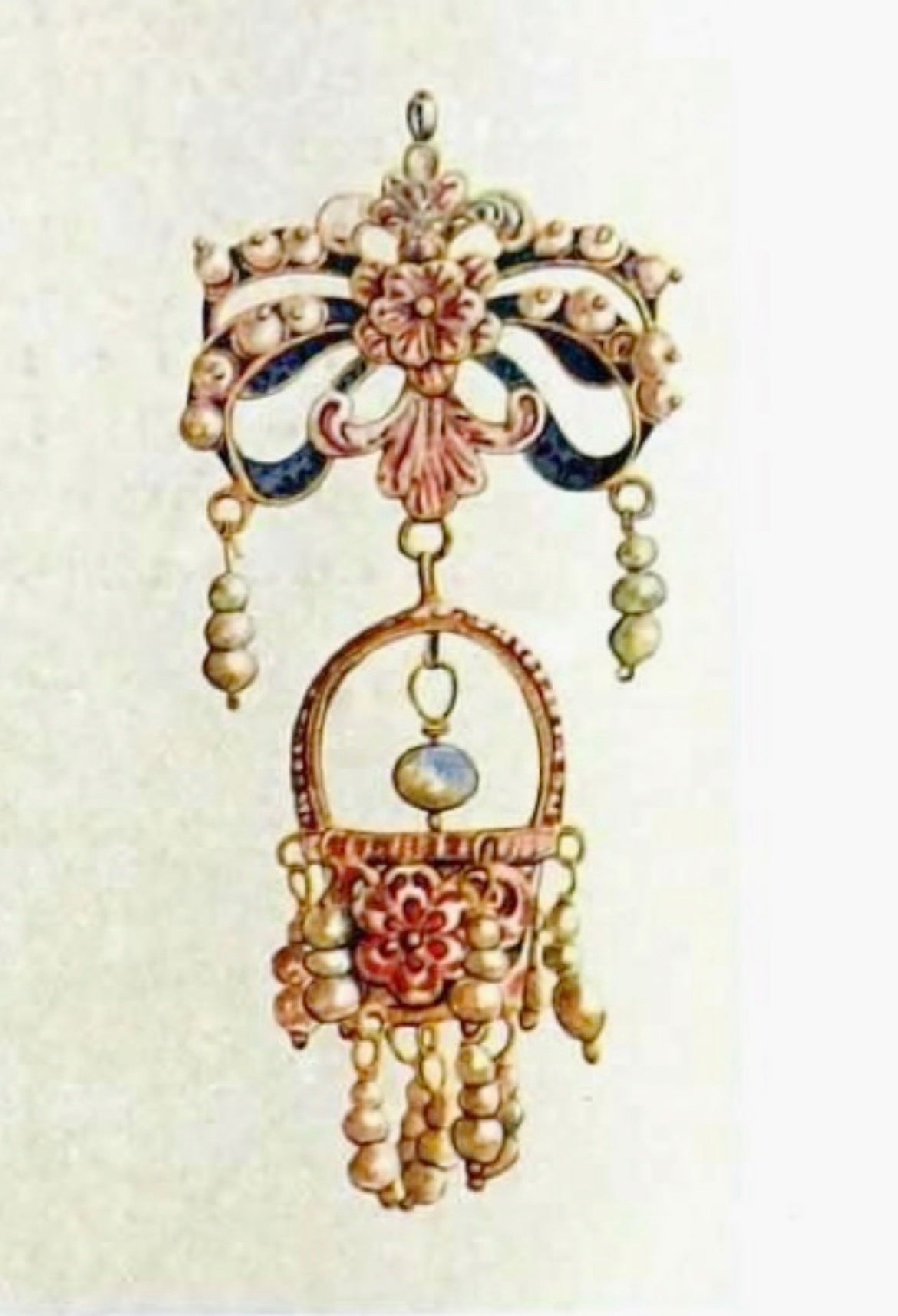 Sicilian Baroque Pendant
